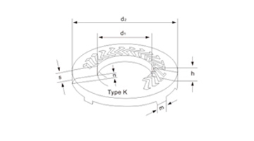 K型法式垫圈 French washer Type K