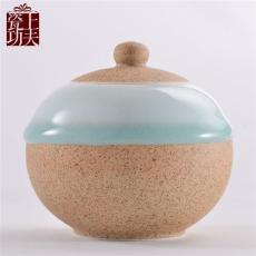 礼品陶瓷茶叶罐 青瓷陶瓷茶叶罐定制