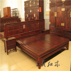 专业生产古典红木床王义红木知名品牌