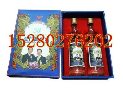 58度马萧总统纪念酒600毫升两瓶装红/蓝礼盒