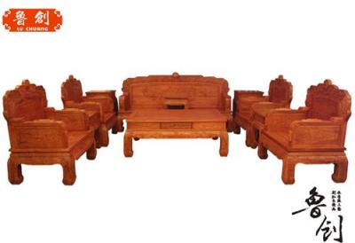 東陽魯創(chuàng)批發(fā)價格-大果紫檀喜從天降沙發(fā)