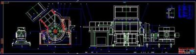 PCF1616单段锤式破碎机图纸