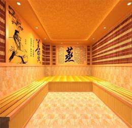 绿暖汗蒸房瑜伽馆碳纤维电地暖安装