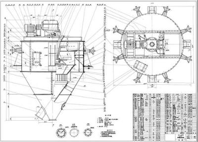 离心式选粉机 高效旋风选粉机图纸
