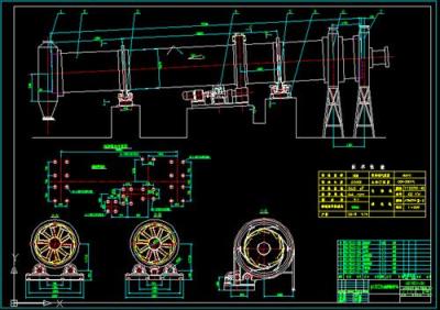 转筒烘干机 高效间接式烘干机图纸