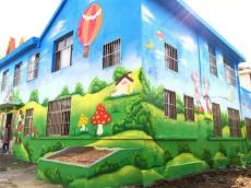 幼儿园彩绘 外墙手绘壁画