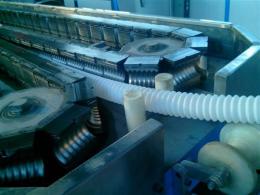 塑料伸缩波纹下水管生产线设备机器
