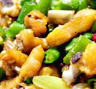 图 -重庆餐饮配送与你分享青椒煸鸡做法
