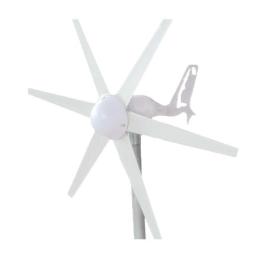 风光互补路灯家用6叶风力发电机微风启动风