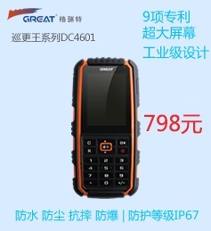 智能大屏数据采集型巡更仪DC4601