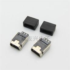 深圳mini5p B型 焊线式加护套 USB数据线