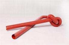 红色硅胶管-高温通风设备风管 高温保温管